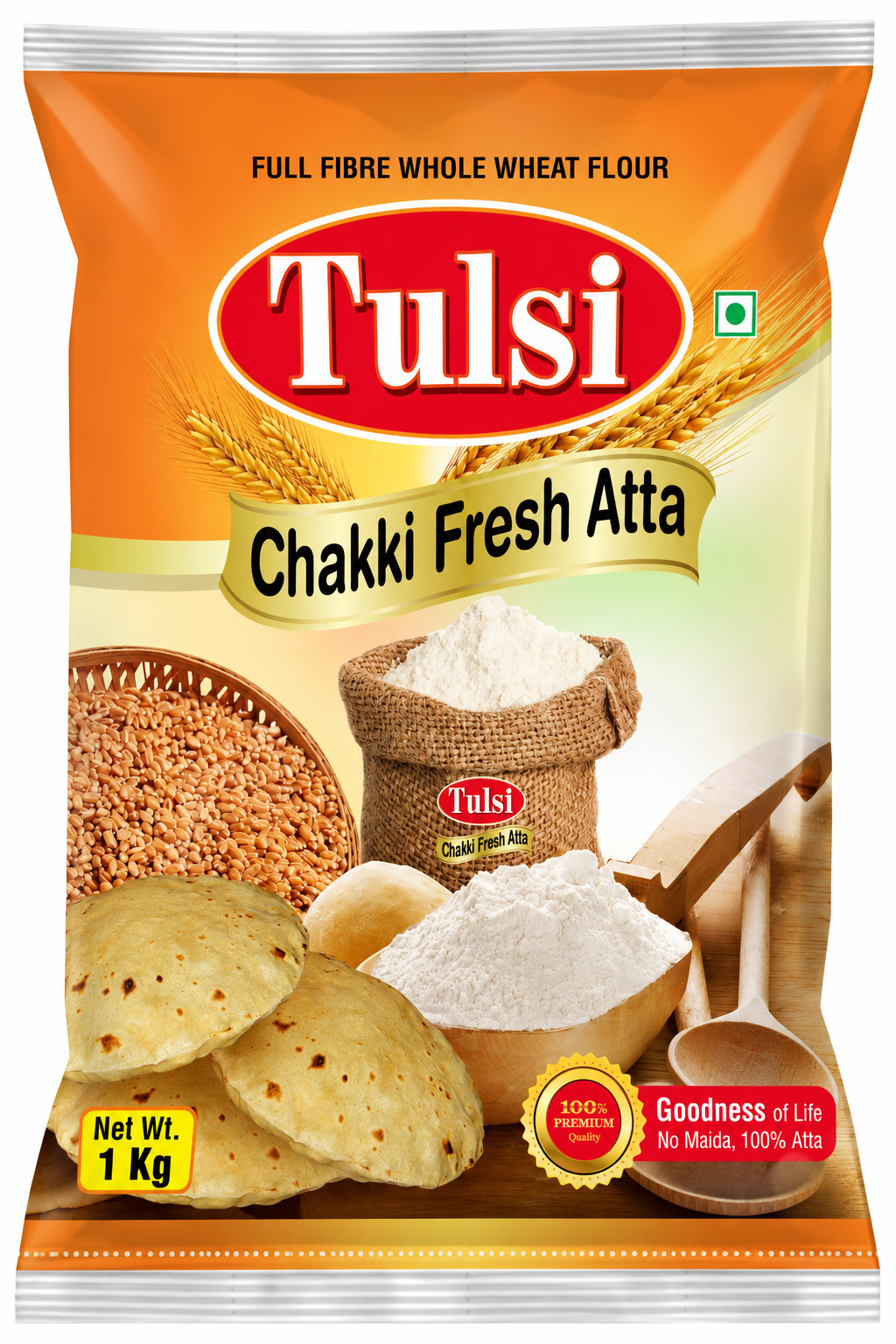 Tulsi Chakki Fresh Atta 1 Kg